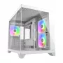 Κουτί Mini Tower PC Cougar FV150 ARGB Λευκό — Micro-ATX / Mini-ITX, πλαϊνό παράθυρο, 2x120mm + 1x120mm ανεμιστήρες, 2,5 ίντσες & 3,5 ίντσες υποδοχές