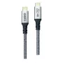 Καλώδιο USB 2GO 797512 USB 3.2 Gen 2 1,2 m USB C Μαύρο Ασημί
