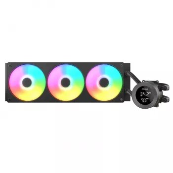 All-in-One υδρόψυξη CPU Cougar Poseidon Vistek 360, ARGB, ανεμιστήρες 120 mm, 700–2500 RPM, μαύρο