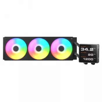 All-in-One υδρόψυξη CPU Cougar Poseidon Vistek Pro 360, ARGB, ανεμιστήρες 120 mm, μαύρο, υποστήριξη πολλαπλών socket
