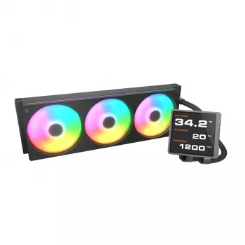 All-in-One υδρόψυξη CPU Cougar Poseidon Vistek Pro 360, ARGB, ανεμιστήρες 120 mm, μαύρο, υποστήριξη πολλαπλών socket