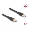 DeLOCK καλώδιο USB USB 2.0 4m USB-C μαύρο 81240