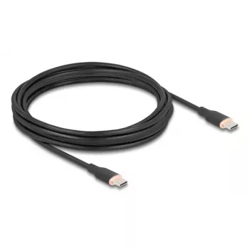 DeLOCK καλώδιο USB USB 2.0 4m USB-C μαύρο 81240