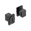 Delock 86786 Μονάδα τύπου D HDMI-A 90 μοίρες γωνιακή υποδοχή θηλυκή σε υποδοχή θηλυκή, Μαύρο