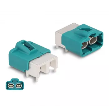 DeLOCK HDMTD Διπλό βύσμα αρσενικό γωνιακό για PCB
