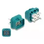 DeLOCK Βύσμα HDMTD Quad για PCB, κλάση προστασίας IP67 IP69K
