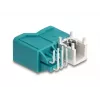 DeLOCK Μεμονωμένο βύσμα HDMTD Powerpin κυρτό για PCB 90° υποδοχή θηλυκή