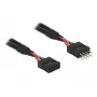 Καλώδιο USB DeLOCK 0,5m 2xUSB2.0