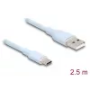 DeLOCK Καλώδιο USB USB 2.0 2,5 m USB A USB C μπλε