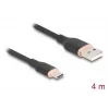 DeLOCK Καλώδιο USB USB 2.0 4 m USB A USB C μαύρο 81228
