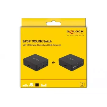 Διακόπτης S/PDIF TOSLINK DeLOCK 63395