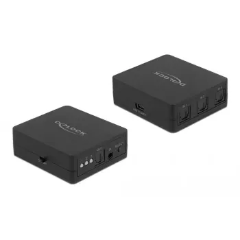 Διακόπτης S/PDIF TOSLINK DeLOCK 63395