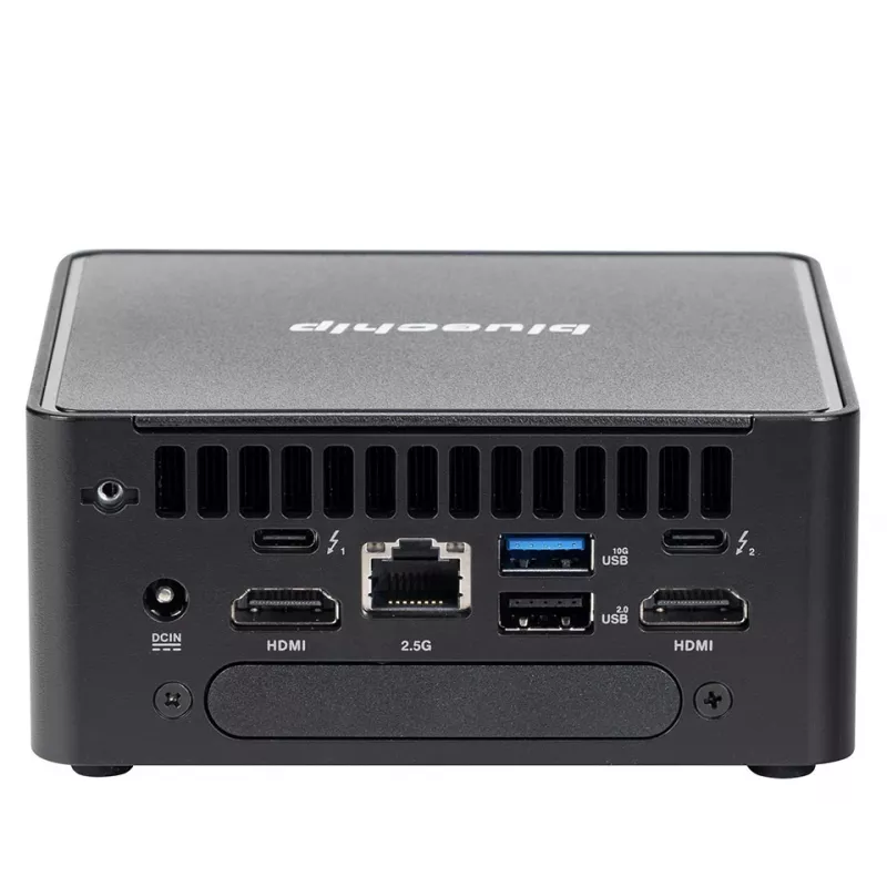 bluechip BUSINESSline M1435 Intel Core 3 100U 8 GB DDR5-SDRAM 500 GB SSD Windows 11 Pro Mini-PC μαύρο