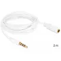 Καλώδιο ήχου DeLOCK 3.5mm 2m λευκό