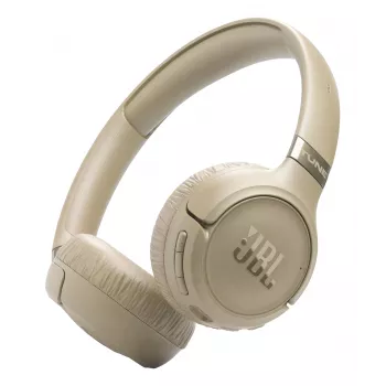 Headset JBL Tune 680NC, ενσύρματο & ασύρματο (Bluetooth, USB-C), over-ear, κεφαλής, μπεζ, 20–20000 Hz, 161 g