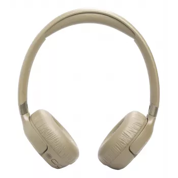 Headset JBL Tune 680NC, ενσύρματο & ασύρματο (Bluetooth, USB-C), over-ear, κεφαλής, μπεζ, 20–20000 Hz, 161 g