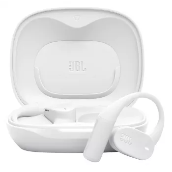 Headset JBL Sense Lite — Ασύρματα ακουστικά Bluetooth με άγκιστρο αυτιού, intraaural, 20–20000 Hz, 83,5 g, λευκό