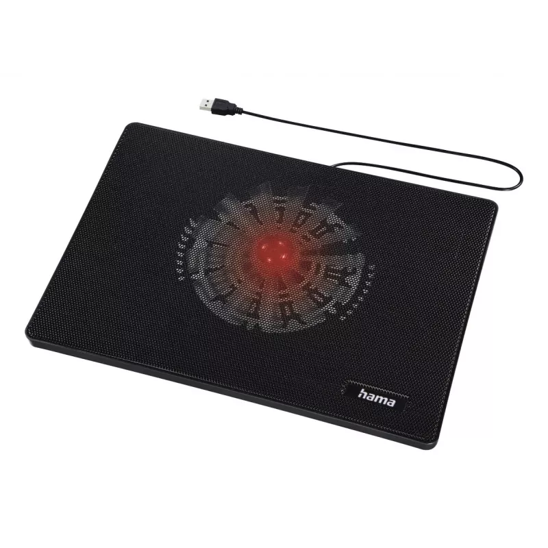Hama λεπτό μαξιλαράκι ψύξης laptop 39,6 cm (15,6 ίντσες) μαύρο