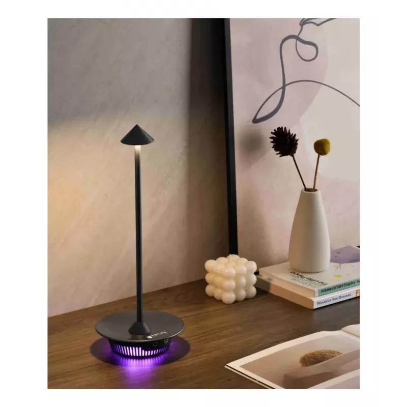 Techly I-LAMP-TABLE3 επιτραπέζιο φωτιστικό μονάδα SMD LED 1 W SMD LED D μαύρο
