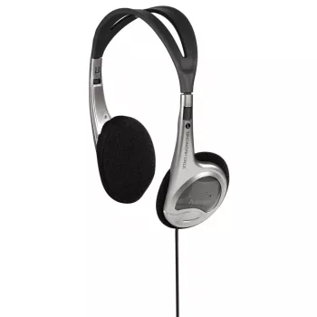 Hama HK-229 ακουστικά ενσύρματα κεφαλόδεσμος μουσική μαύρο, ασημί