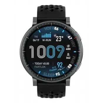 Smartwatch Amazfit Active Max στρογγυλό AMOLED 1,5 ίντσες 480×480 οθόνη αφής 64 MB RAM 4 GB 658 mAh μαύρο