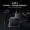 UGREEN S550 65W universal ταξιδιωτικός προσαρμογέας, 2x USB-C + USB-A, 55001