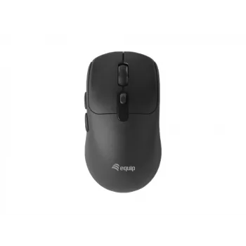 EQUIP αμφιδέξιο ασύρματο ποντίκι 6 κουμπιών Dual-Mode, οπτικό 1600 DPI, RF + Bluetooth, μαύρο