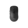 EQUIP αμφιδέξιο ασύρματο ποντίκι 6 κουμπιών Dual-Mode, οπτικό 1600 DPI, RF + Bluetooth, μαύρο