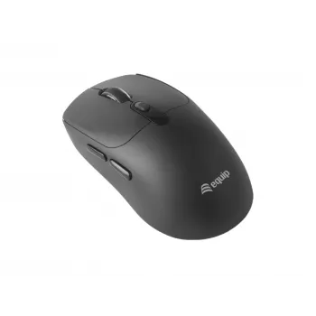 EQUIP αμφιδέξιο ασύρματο ποντίκι 6 κουμπιών Dual-Mode, οπτικό 1600 DPI, RF + Bluetooth, μαύρο