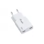 EQUIP φορτιστής GaN 2 θυρών 30W λεπτός USB-C PD — 2 θύρες USB-C, είσοδος 100–240 V, έξοδος max. 20 V, λευκό