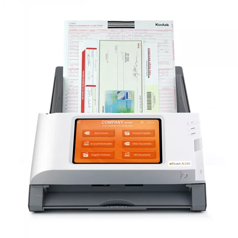 Plustek eScan A280 Enterprise σαρωτής ADF 600 x 600 DPI A4 μαύρο, λευκό