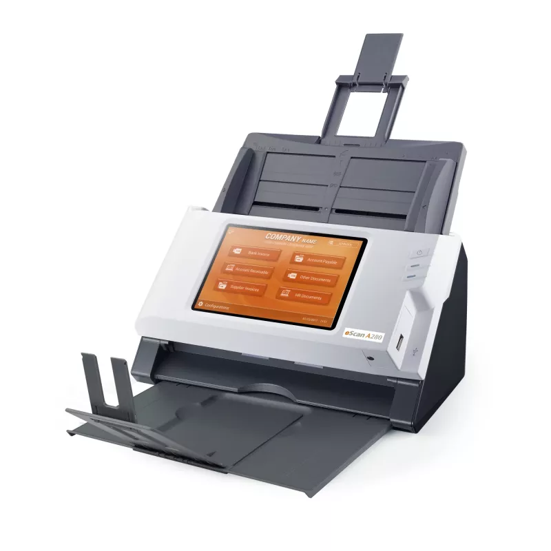 Plustek eScan A280 Enterprise σαρωτής ADF 600 x 600 DPI A4 μαύρο, λευκό