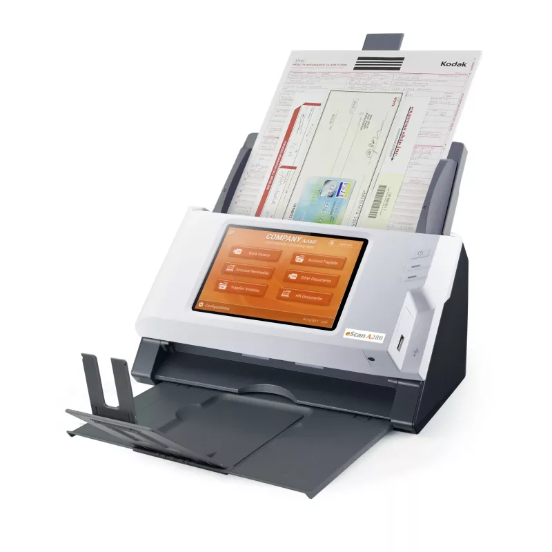Plustek eScan A280 Enterprise σαρωτής ADF 600 x 600 DPI A4 μαύρο, λευκό