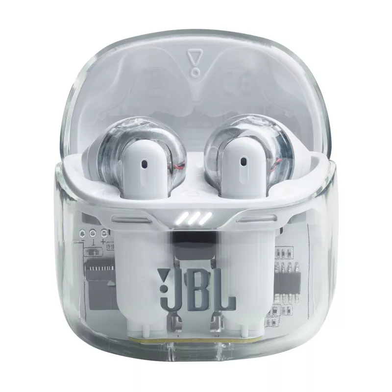 JBL Tune Flex Ghost Edition Headset True Wireless Stereo (TWS) In-ear κλήσεις/μουσική Bluetooth διαφανές, λευκό