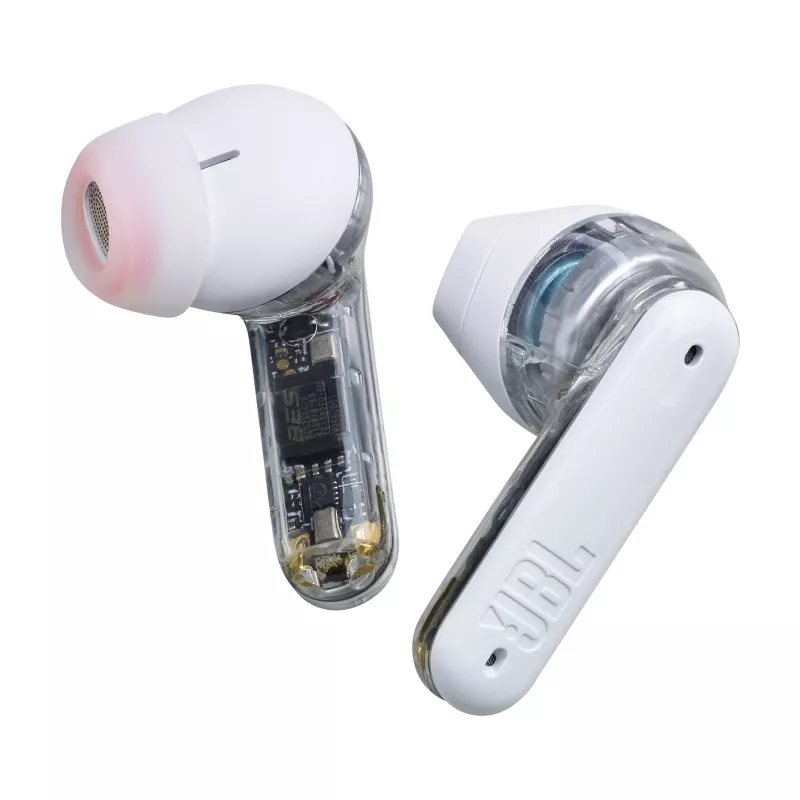 JBL Tune Flex Ghost Edition Headset True Wireless Stereo (TWS) In-ear κλήσεις/μουσική Bluetooth διαφανές, λευκό
