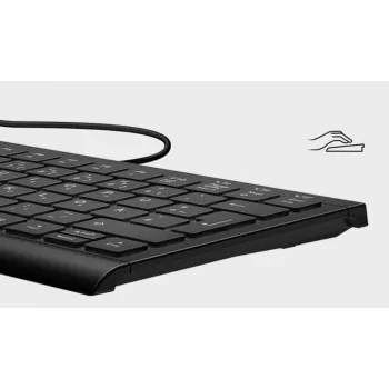 KeySonic KSK-5010ELC (DE) Πληκτρολόγιο για το σπίτι USB QWERTZ Γερμανικό Μαύρο