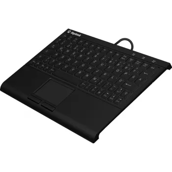 KeySonic KSK-3211ELU (DE) Πληκτρολόγιο Home USB QWERTZ Γερμανικό Μαύρο