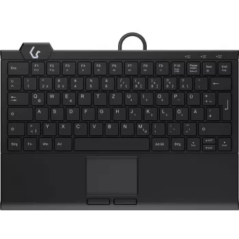 KeySonic KSK-5210ELU (DE) Πληκτρολόγιο Home USB QWERTZ Γερμανικό Μαύρο