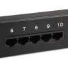 Equip 25-Port Cat.3 RJ45 ISDN Patch Panel, Μαύρο