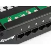 Equip 25-Port Cat.3 RJ45 ISDN Patch Panel, Μαύρο