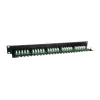 Equip 25-Port Cat.3 RJ45 ISDN Patch Panel, Μαύρο