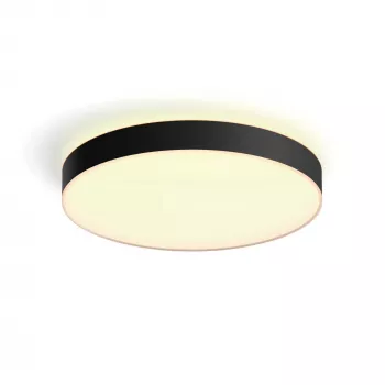 Έξυπνο φωτιστικό οροφής Philips Hue White ambience Enrave extra large μαύρο
