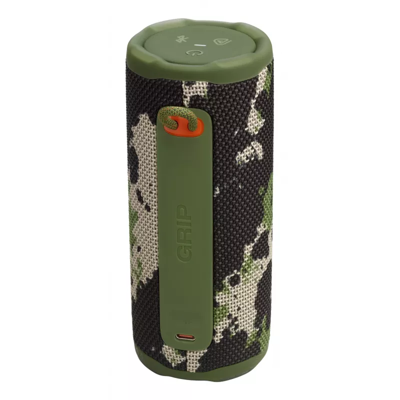 Mono φορητό ηχείο JBL Grip Mono Camouflage — 16 W, Bluetooth, 70–20.000 Hz