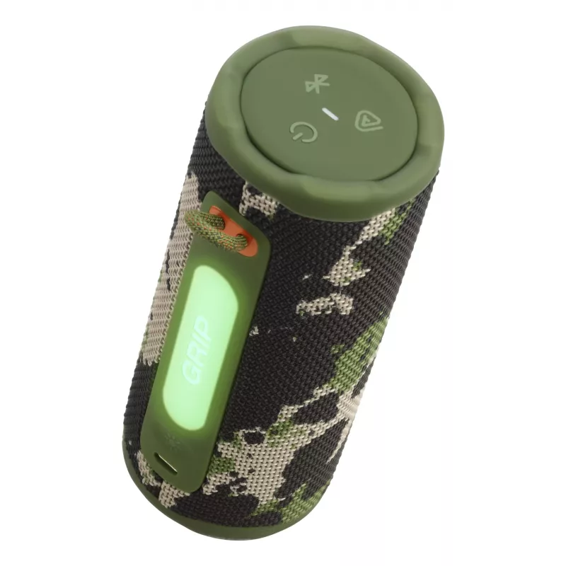 Mono φορητό ηχείο JBL Grip Mono Camouflage — 16 W, Bluetooth, 70–20.000 Hz
