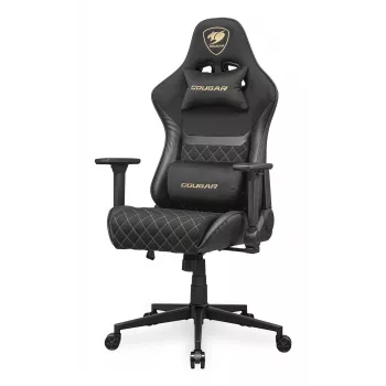 Καρέκλα Gaming COUGAR Gaming Armor One V2 Gold F Upholstered επενδεδυμένο κάθισμα Μαύρο Χρυσό