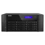 NAS Tower QNAP TS-h1290FX — EPYC 7302P 3,0 GHz, 128 GB DDR4, 12 υποδοχές, QuTS hero, μαύρο