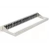 Delock 43280 Keystone Patchpanel, 19 inch, 48 Θύρες, 1U, Μαύρο