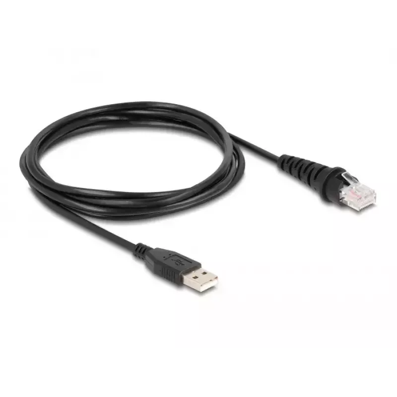 Σαρωτής barcode USB DeLOCK 1D και 2D ενσύρματος για σταθερή τοποθέτηση
