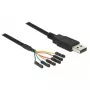 Καλώδιο USB DeLOCK 1,8 m USB2.0-A/TTL 6-πολικό μαύρο