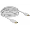 Καλώδιο DisplayPort DeLOCK 84861 7 m λευκό